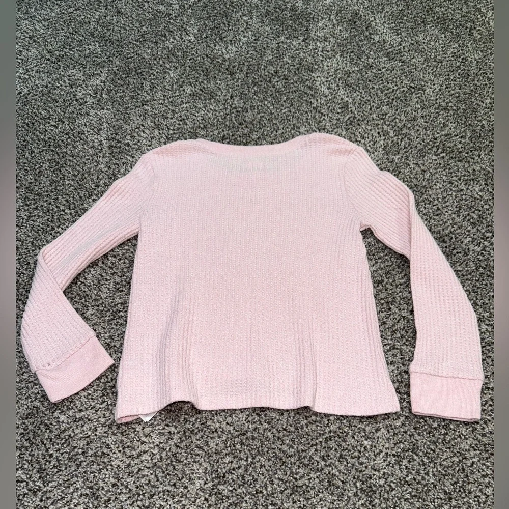 Gap pink long sleeve sweater